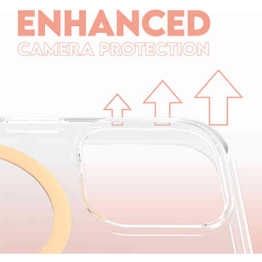 CARE by PanzerGlass Flagship Case Transparent Urban Combat w. Peachy MagSafe iPhone 16 Pro