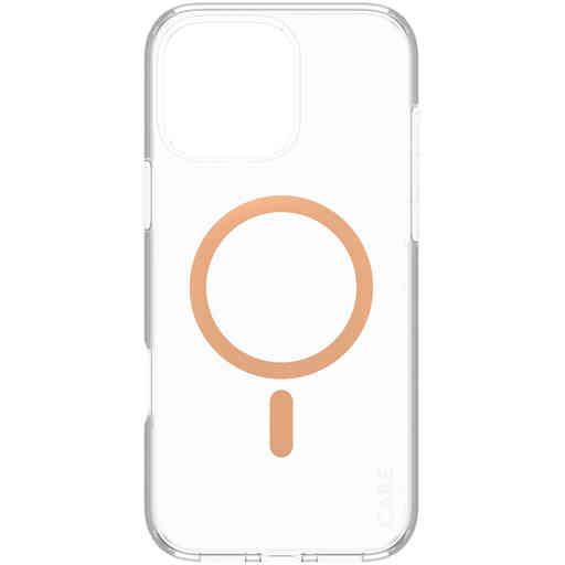 CARE by PanzerGlass Flagship Case Transparent Urban Combat w. Peachy MagSafe iPhone 16 Pro Max