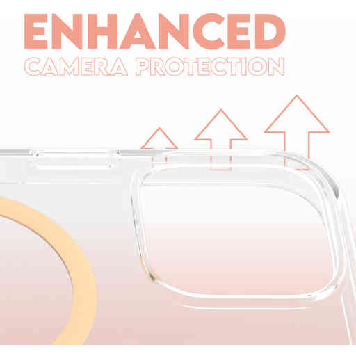 CARE by PanzerGlass Flagship Case Transparent Urban Combat w. Peachy MagSafe iPhone 16 Pro Max