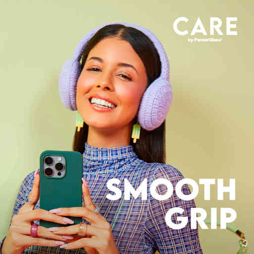 CARE by PanzerGlass Fashionable Case Green w. MagSafe iPhone 16