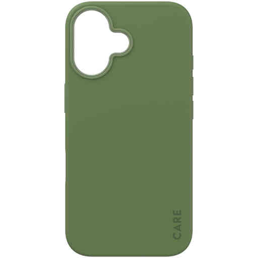 CARE by PanzerGlass Fashionable Case Green w. MagSafe iPhone 16