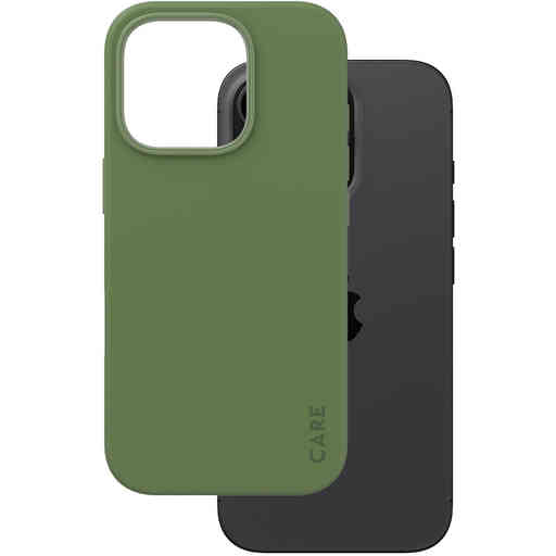 CARE by PanzerGlass Fashionable Case Green w. MagSafe iPhone 16 Pro