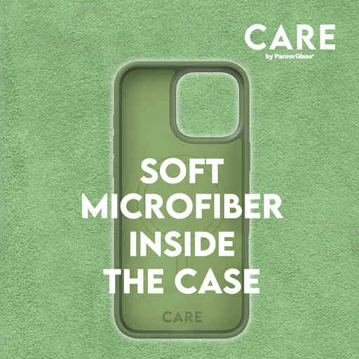 CARE by PanzerGlass Fashionable Case Green w. MagSafe iPhone 16 Pro Max