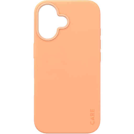 CARE by PanzerGlass Fashionable Case Peachy w. MagSafe iPhone 16