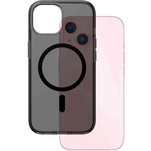 CARE by PanzerGlass Flagship Case Smokey Urban Combat w. Black MagSafe iPhone 15