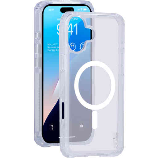 SoSkild Apple iPhone 16 Defend Case Magnetic Ring Transparent
