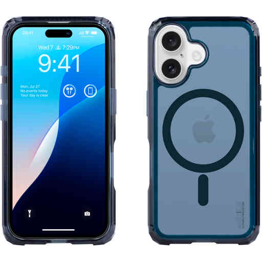 SoSkild Apple iPhone 16 Defend Case Magnetic Ring Smokey Grey