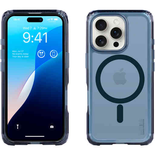 SoSkild Apple iPhone 16 Pro Defend Case Magnetic Ring Smokey Grey