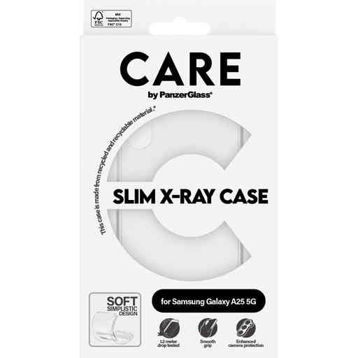 CARE by PanzerGlass Fashionable Case Transparent X-Ray Soft Basic Samsung A25 5G
