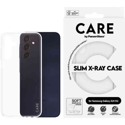 CARE by PanzerGlass Fashionable Case Transparent X-Ray Soft Basic Samsung A25 5G
