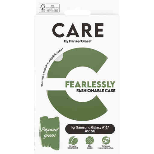 CARE by PanzerGlass Fashionable Case Green Samsung A16