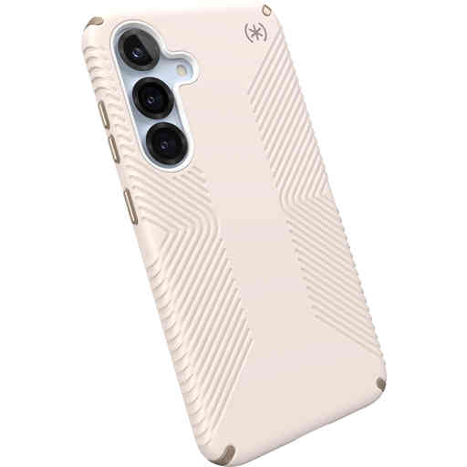 Speck Presidio2 Grip + Magnet Samsung Galaxy S24/S25 Bleached Bone - with Microban