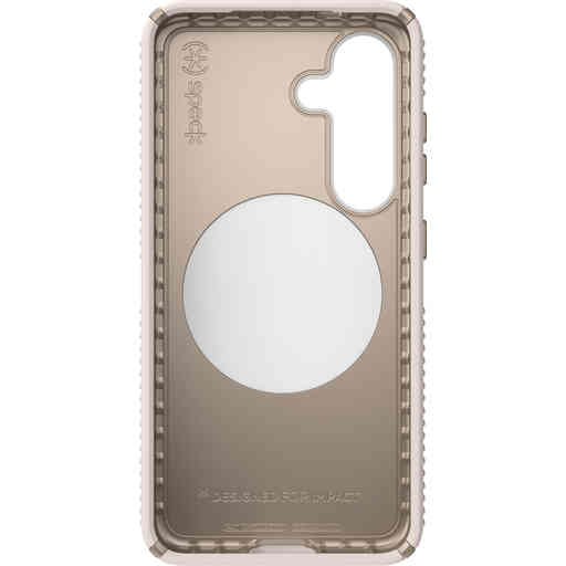 Speck Presidio2 Grip + Magnet Samsung Galaxy S24/S25 Bleached Bone - with Microban
