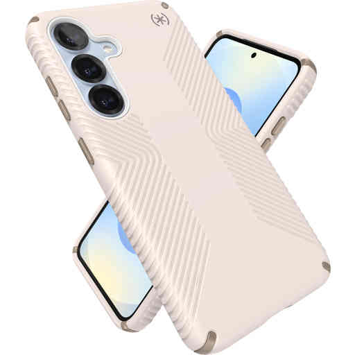 Speck Presidio2 Grip + Magnet Samsung Galaxy S24/S25 Bleached Bone - with Microban