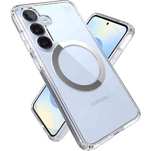 Speck Presidio2 Clear + Magnet Samsung Galaxy S25/S24 - with Microban