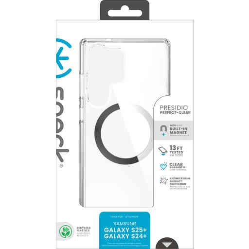 Speck Presidio2 Clear + Magnet Samsung Galaxy S25 Ultra -  with Microban