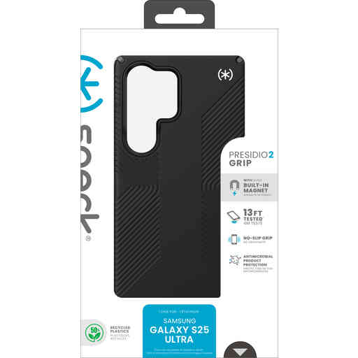 Speck Presidio2 Grip Samsung Galaxy S25 Ultra Black - with Microban