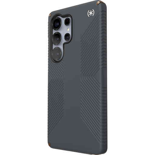 Speck Presidio2 Grip + Magnet Samsung Galaxy S25 Ultra Charcoal Grey - with Microban