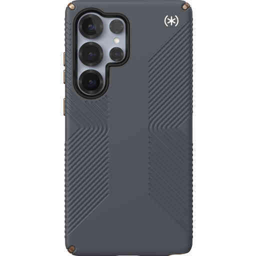 Speck Presidio2 Grip + Magnet Samsung Galaxy S25 Ultra Charcoal Grey - with Microban