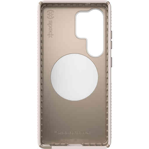Speck Presidio2 Grip + Magnet Samsung Galaxy S25 Ultra Bleached Bone - with Microban