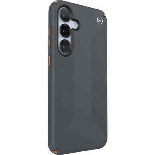 Speck Presidio2 Grip + Magnet Samsung Galaxy S25 Plus Charcoal Grey - with Microban