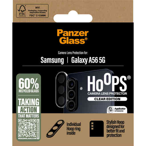 PanzerGlass Hoops Rings Samsung Galaxy A56 5G Transparent