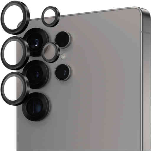 PanzerGlass Hoops Rings Samsung Galaxy S25 Ultra Black