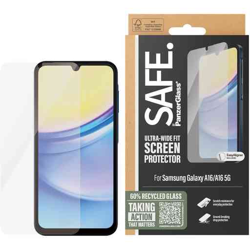 SAFE by Panzerglass Samsung Galaxy A16 - Ultra-Wide-Fit