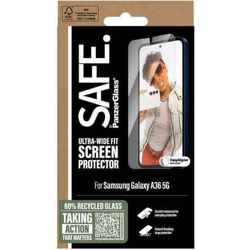 SAFE by Panzerglass Samsung Galaxy A36 - Ultra-Wide-Fit