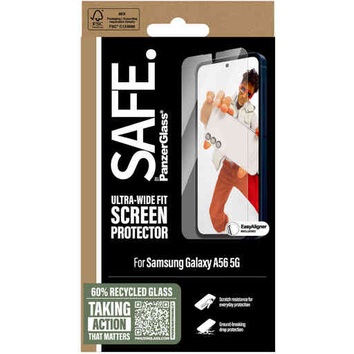 SAFE by Panzerglass Samsung Galaxy A56 - Ultra-Wide-Fit