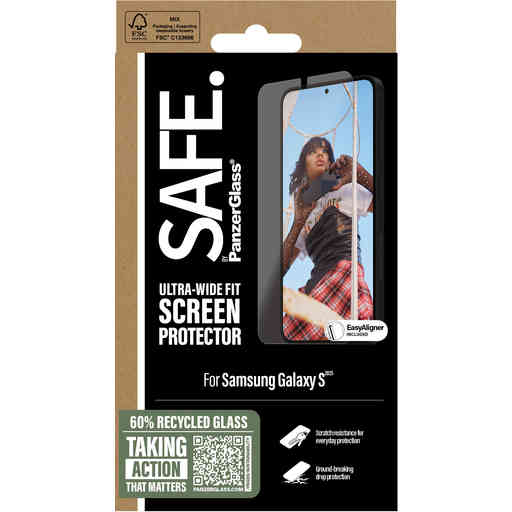 SAFE by Panzerglass Samsung Galaxy S25/S24 - Ultra-Wide-Fit