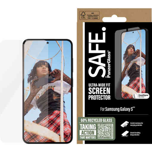 SAFE by Panzerglass Samsung Galaxy S25/S24 - Ultra-Wide-Fit