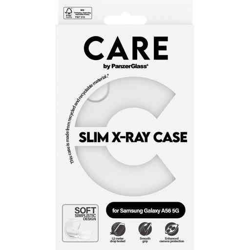 CARE by PanzerGlass Fashionable Case Transparent X-Ray Soft Basic Samsung A56