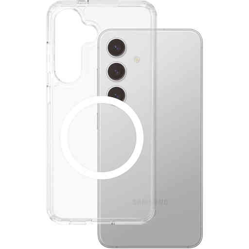 CARE by PanzerGlass Flagship Case Transparent Urban Combat w. White QI Module Samsung S25