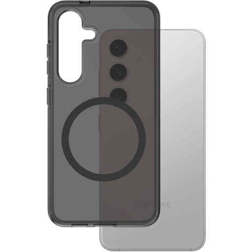 CARE by PanzerGlass Flagship Case Smokey Urban Combat w. Black QI Module Samsung S25 Plus