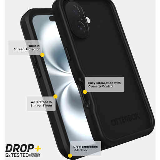 Otterbox FRE MagSafe Case Apple iPhone 16 Pro Max Black