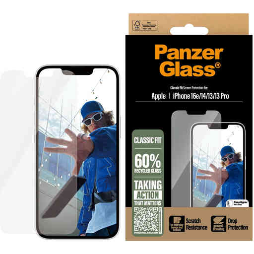 Panzerglass Apple iPhone 16e/14/13/13 Pro - Classic Fit