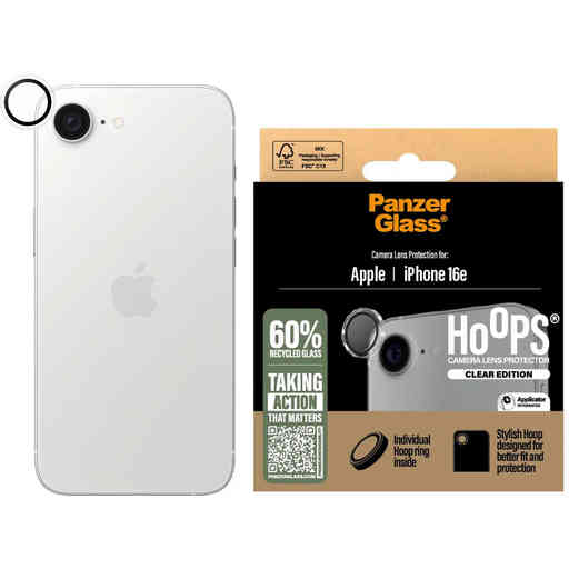 Panzerglass Hoops Apple iPhone 16e - Transparent