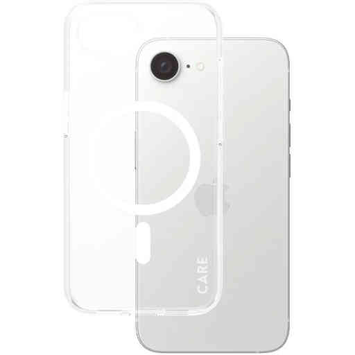 CARE by PanzerGlass Flagship Case Transparent Urban Combat w. White MagSafe iPhone 16e