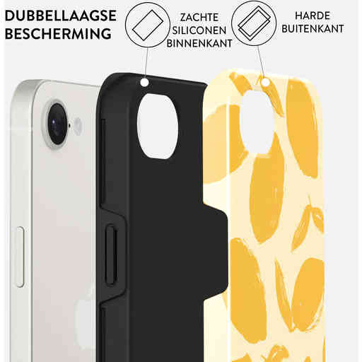 Burga Tough Case Apple iPhone 16e - Lemon Tart