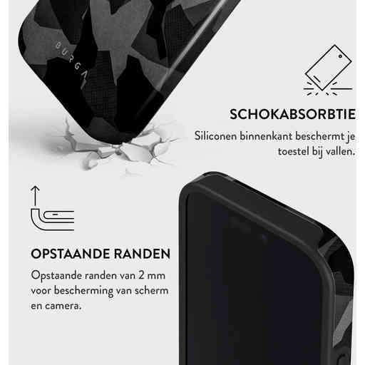Burga Tough Case Apple iPhone 16 Pro - Night Black Camo