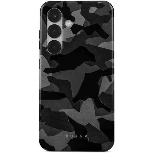 Burga Tough Case Samsung Galaxy S25 - Night Black Camo