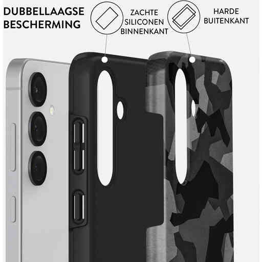 Burga Tough Case Samsung Galaxy S25 - Night Black Camo