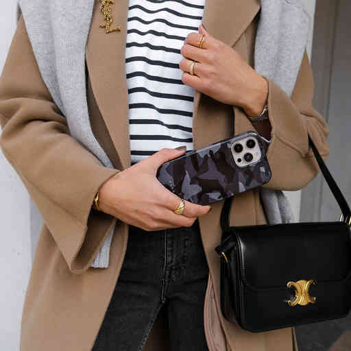 Burga Tough Case Samsung Galaxy S25 - Night Black Camo