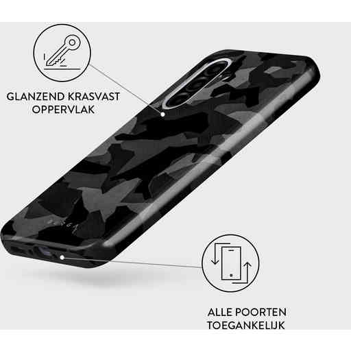 Burga Tough Case Samsung Galaxy A56 - Night Black Camo