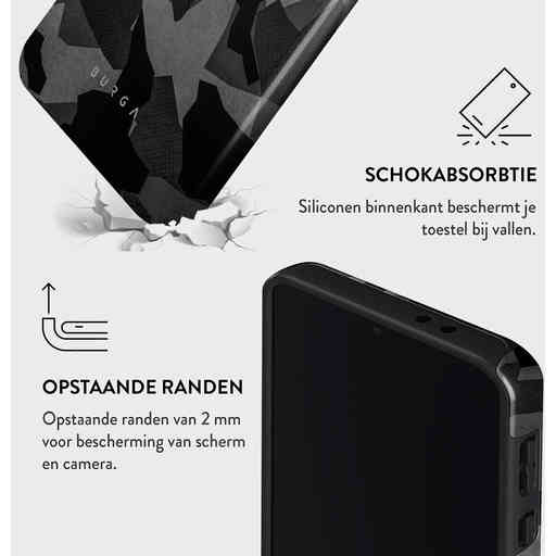 Burga Tough Case Samsung Galaxy A56 - Night Black Camo