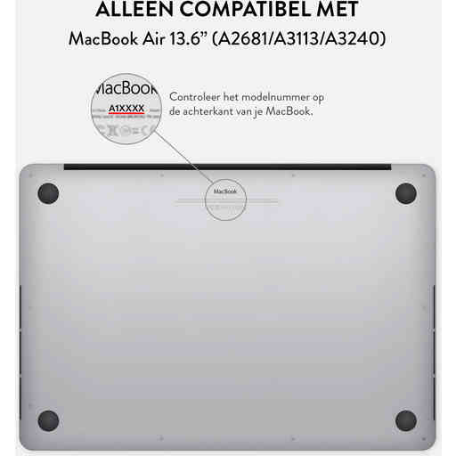 Burga Hard Case Apple MacBook Air 13 (2022) M2 A2681 - Player