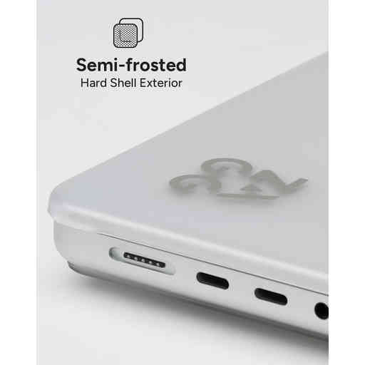 ZAGG Hard Case Apple Macbook Pro 16 M3/M2/M1 Frosted Clear