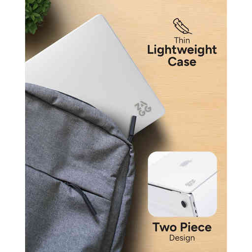 ZAGG Hard Case Apple Macbook Pro 14 M3/M2/M1 Frosted Clear