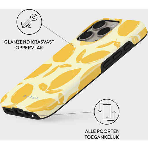 Burga Tough MagSafe Case Apple iPhone 16 Pro - Lemon Tart